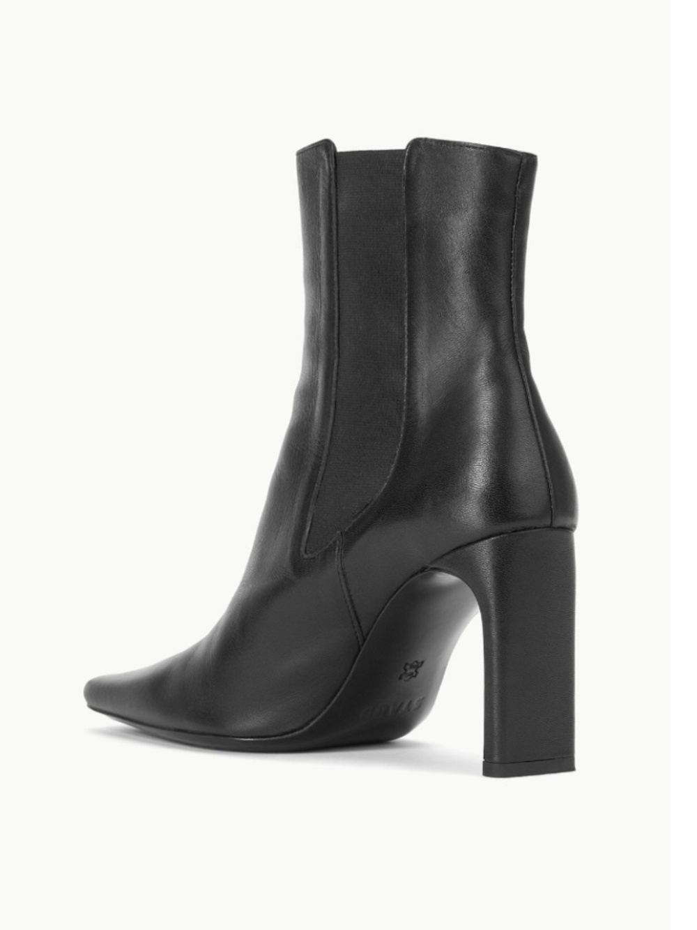 NIB STAUD “Wally” High Heel Ankle Boot in Black Leather - Size 40 / W’s10 - Picture 3 of 13